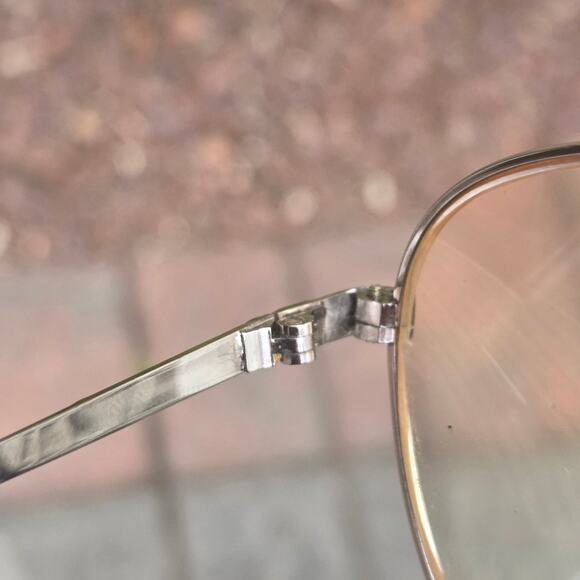 80s vintage aviator style eyeglass frames - Picture 7 of 9